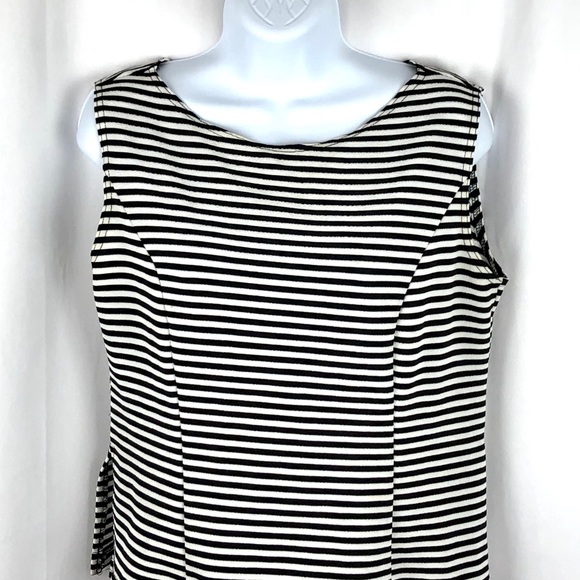 Nicole Studio knit striped tank top 8P - Picture 3 of 6